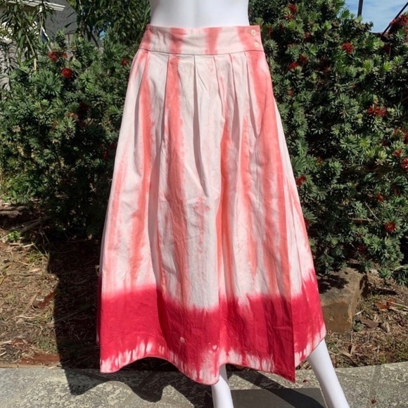 Anthropologie Dresses & Skirts - NWT Anthropologie Tiny Tie-Dye Wrap BoHo Flare Maxi Skirt